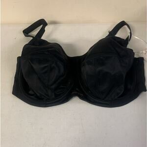 Elomi Energise Full Figure Underwire Sport Bra, Size 36E, Black
